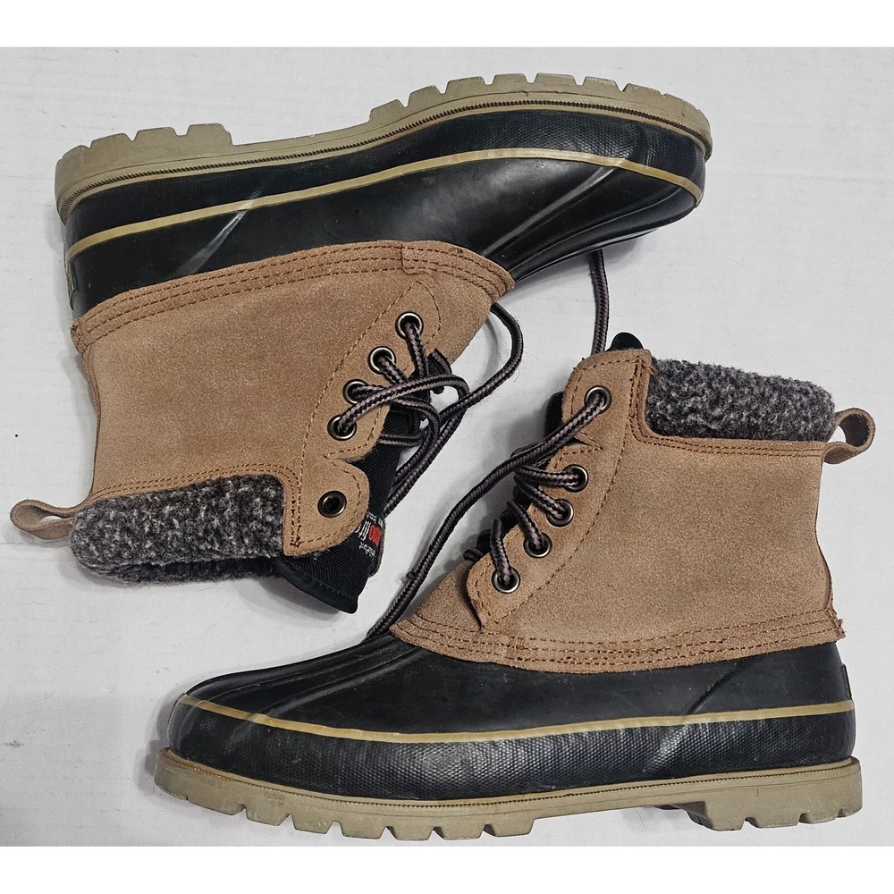 Cherokee Thermolite Ankle Winter Duck Boots‎ Steel Shank Suede Leather Womens 9